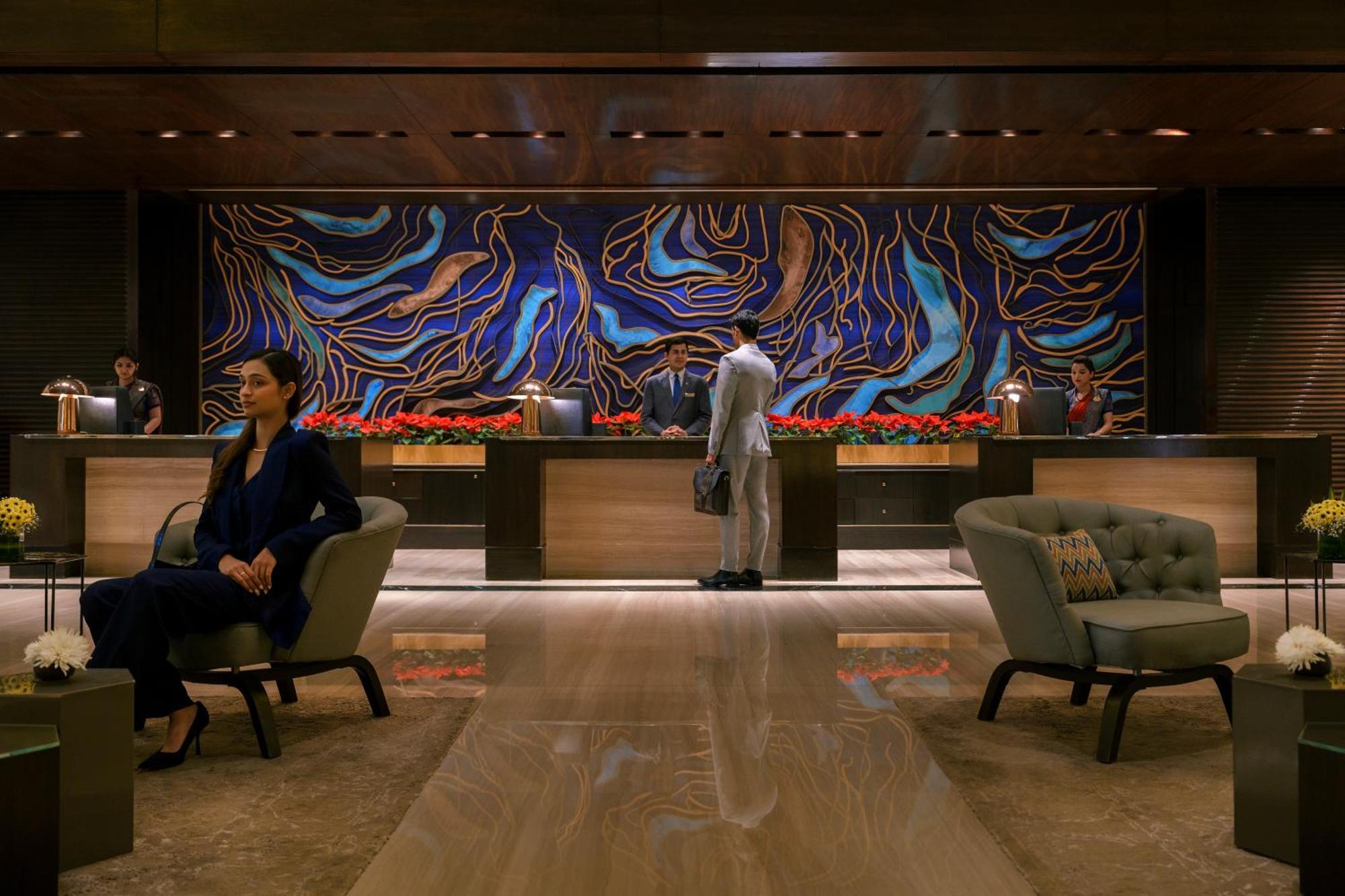 מלון מומביי Taj Lands End מראה חיצוני תמונה The lobby of the hotel